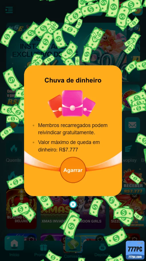 777pc - app exclusivo - Interface do App
