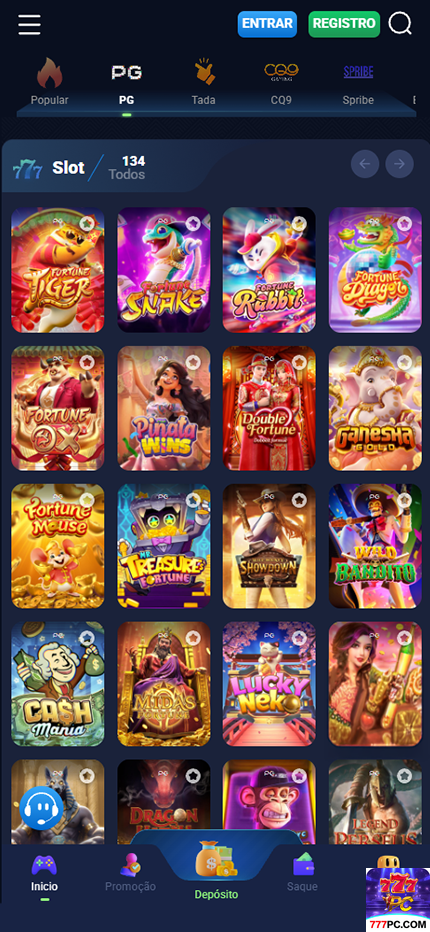 Prêmios Jogos 777pc.com